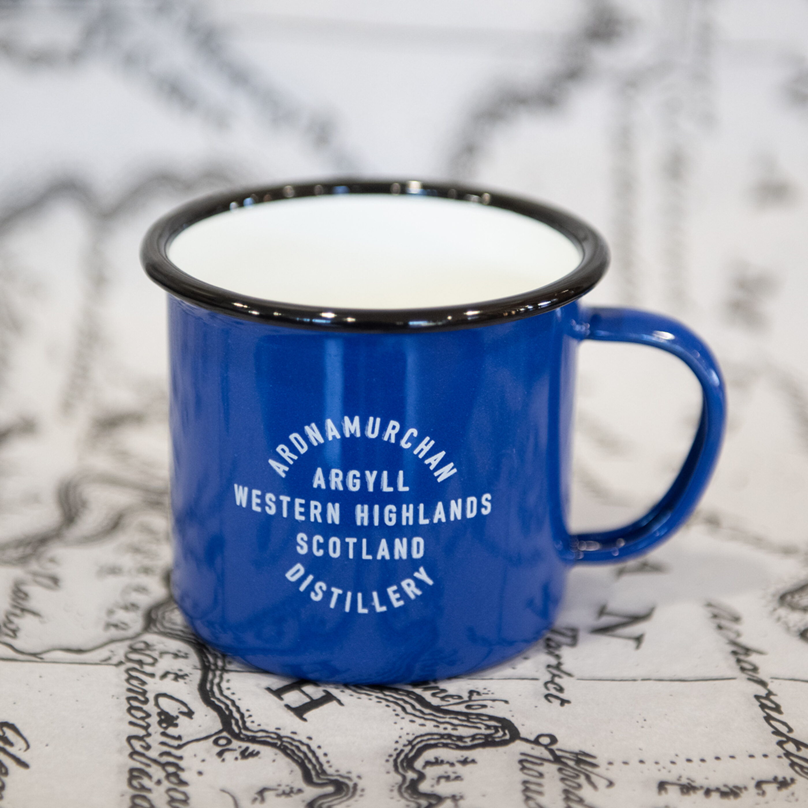 Ardnamurchan Camping Mug - navy blue - -