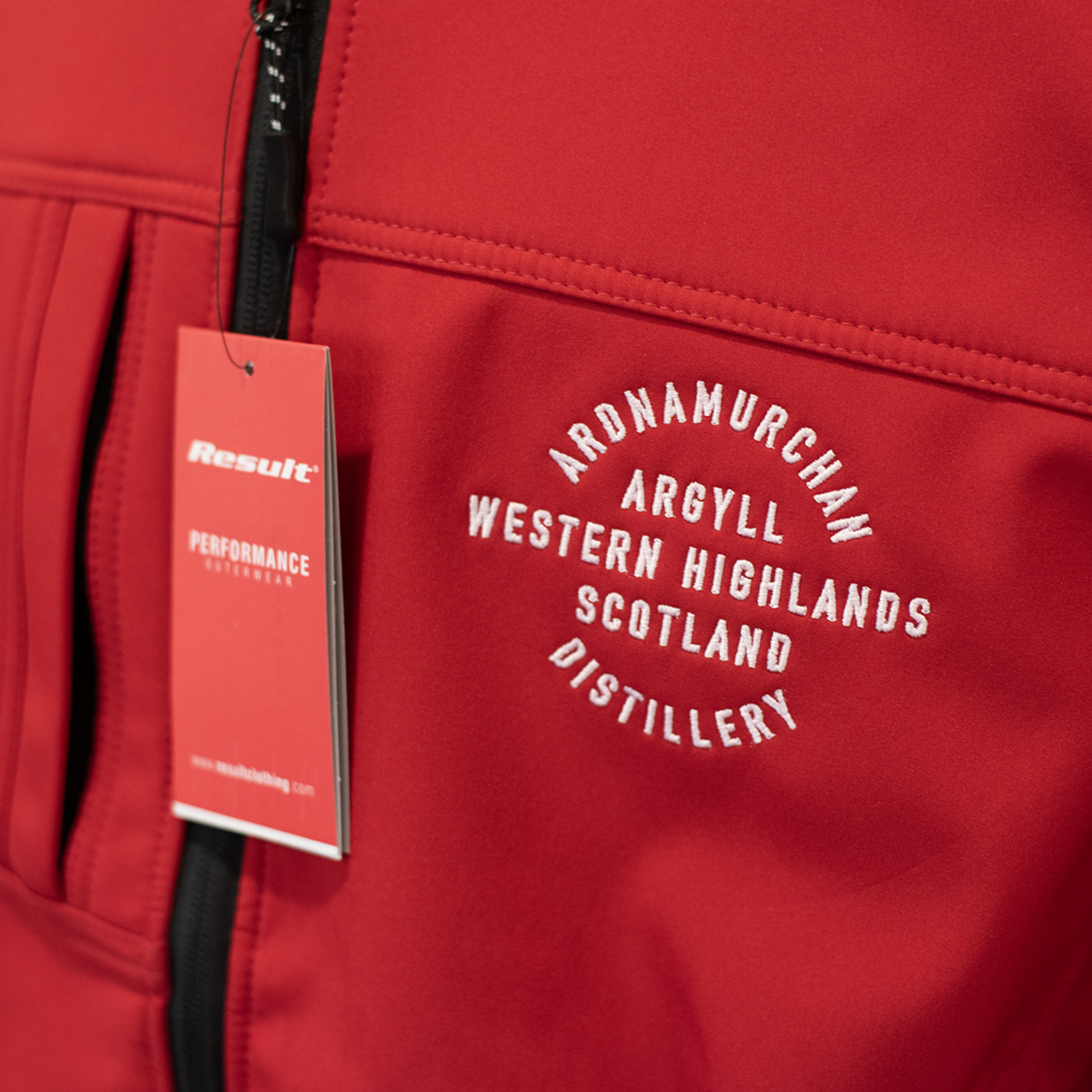 Ardnamurchan Distillery Jacket - red m male
