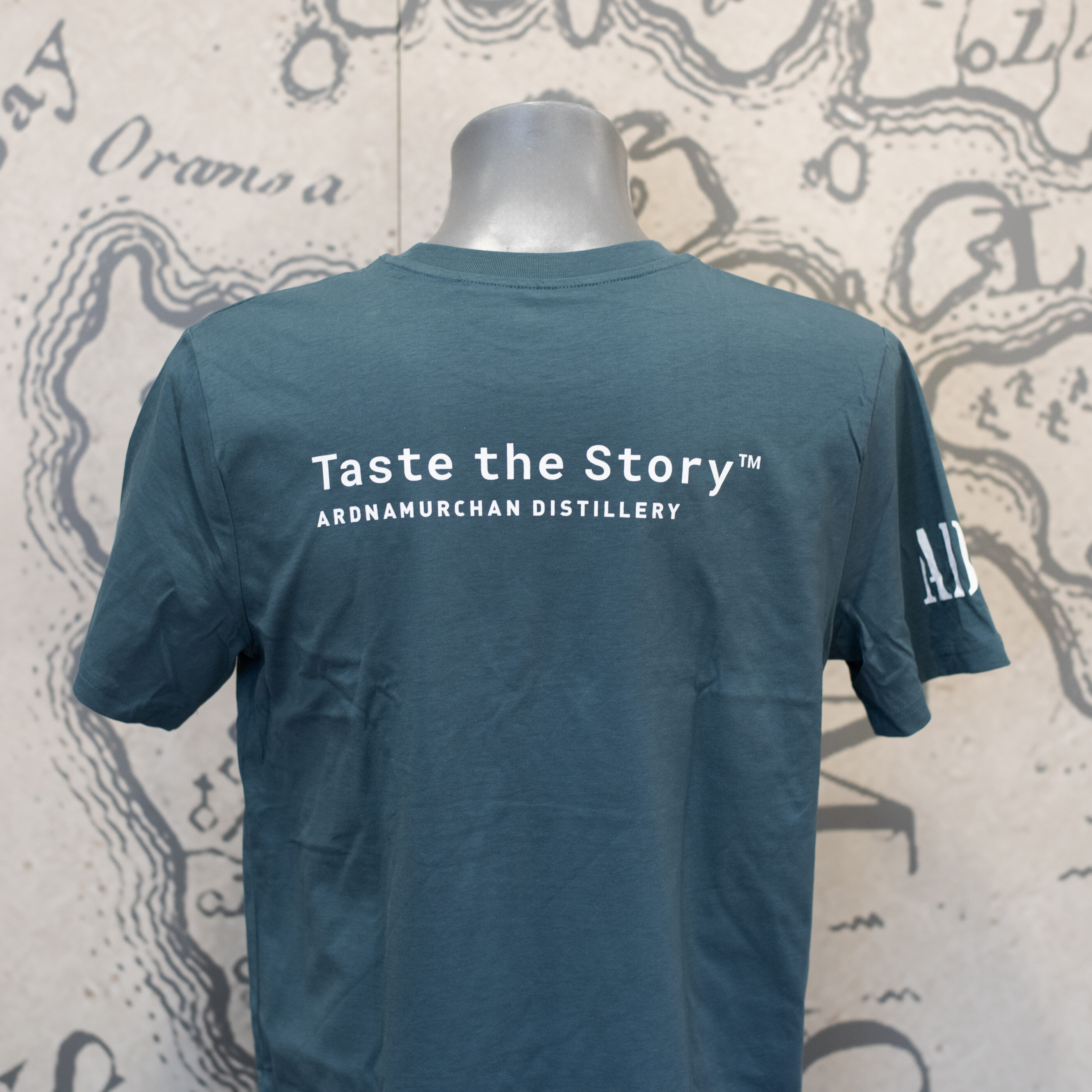 Ardnamurchan Distillery Blue T-Shirt – 100% Organic Cotton - blue s unsex