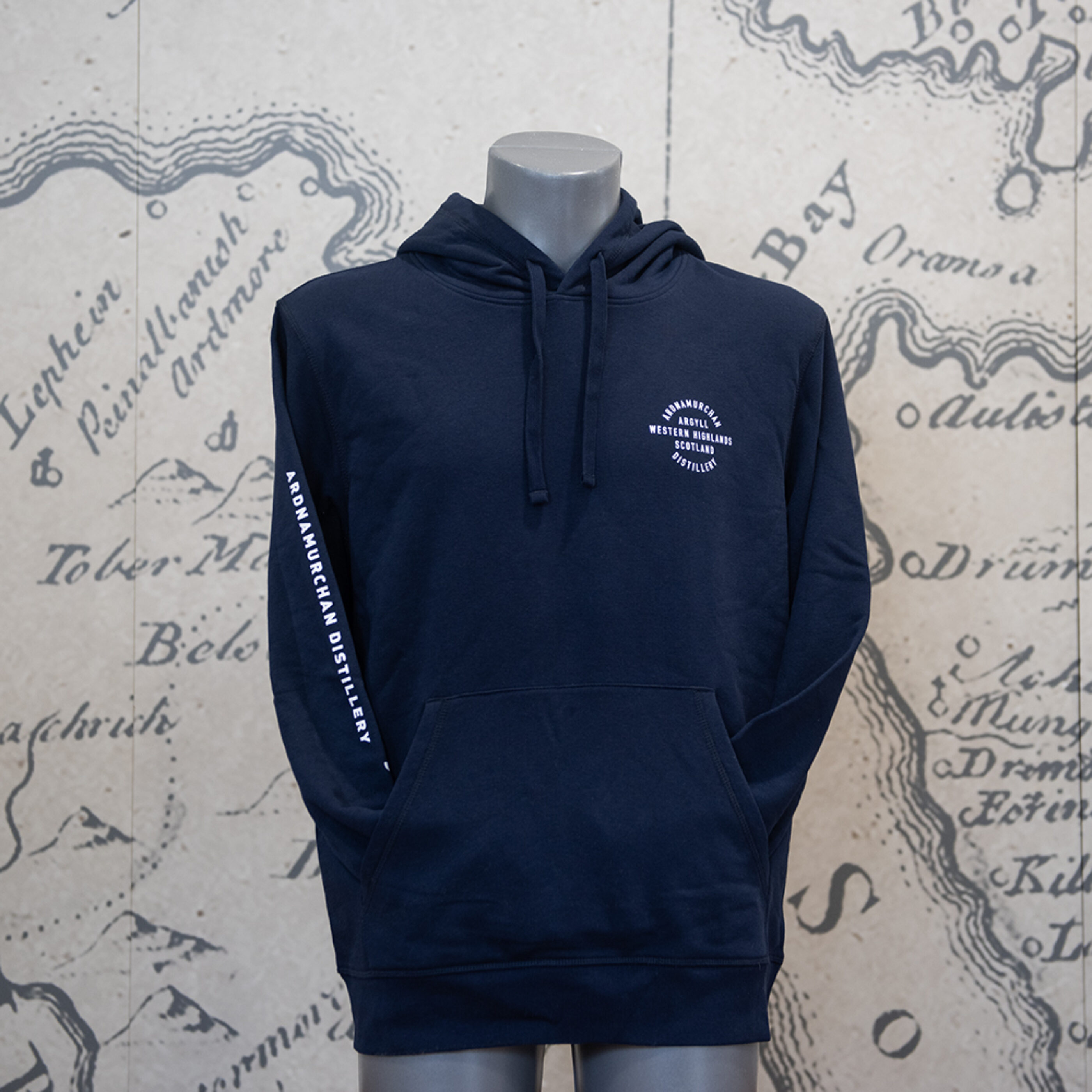 Ardnamurchan Distillery Hoodie - navy blue s unsex