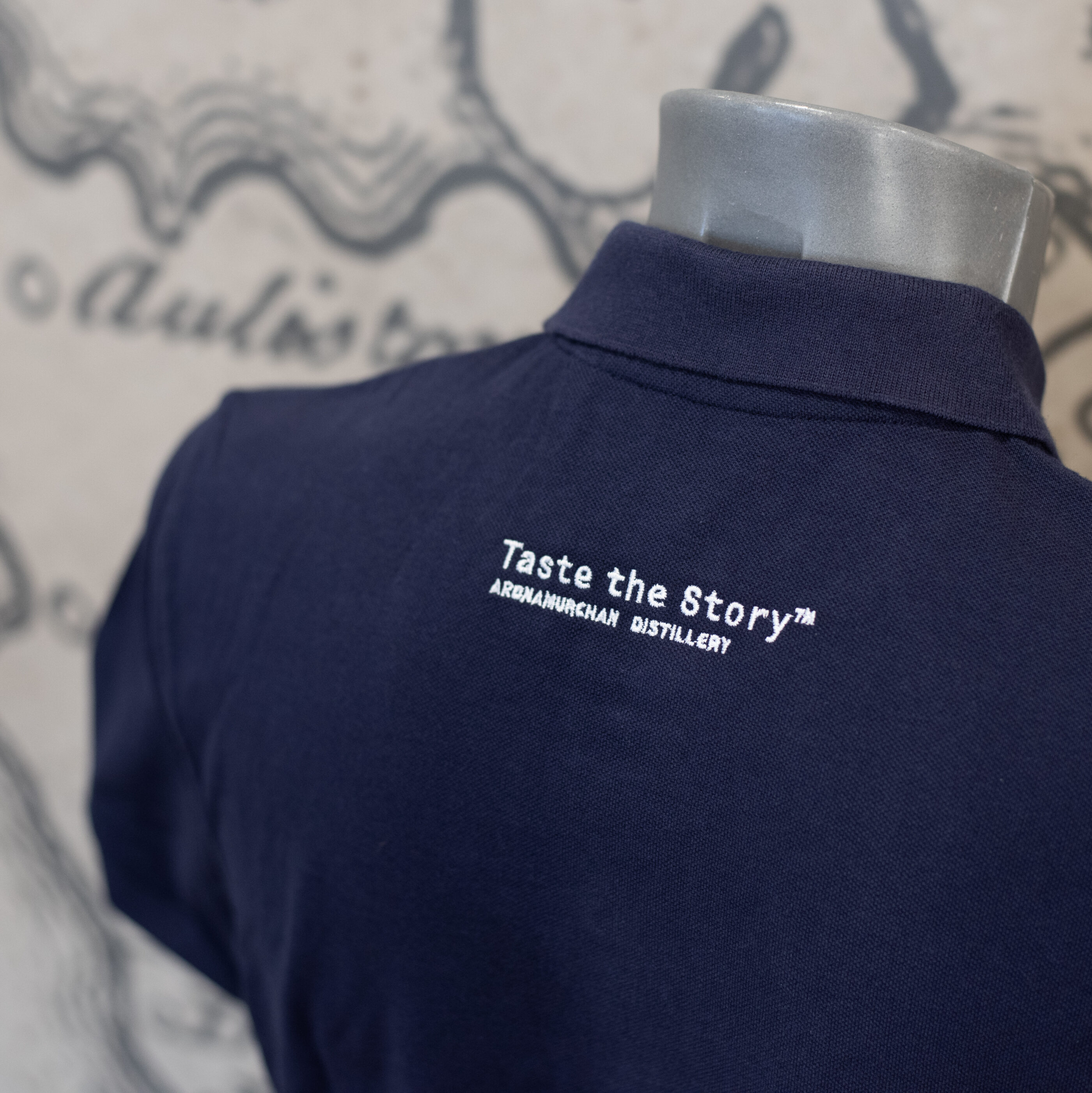 Ardnamurchan Distillery Polo shirt - blue m unsex
