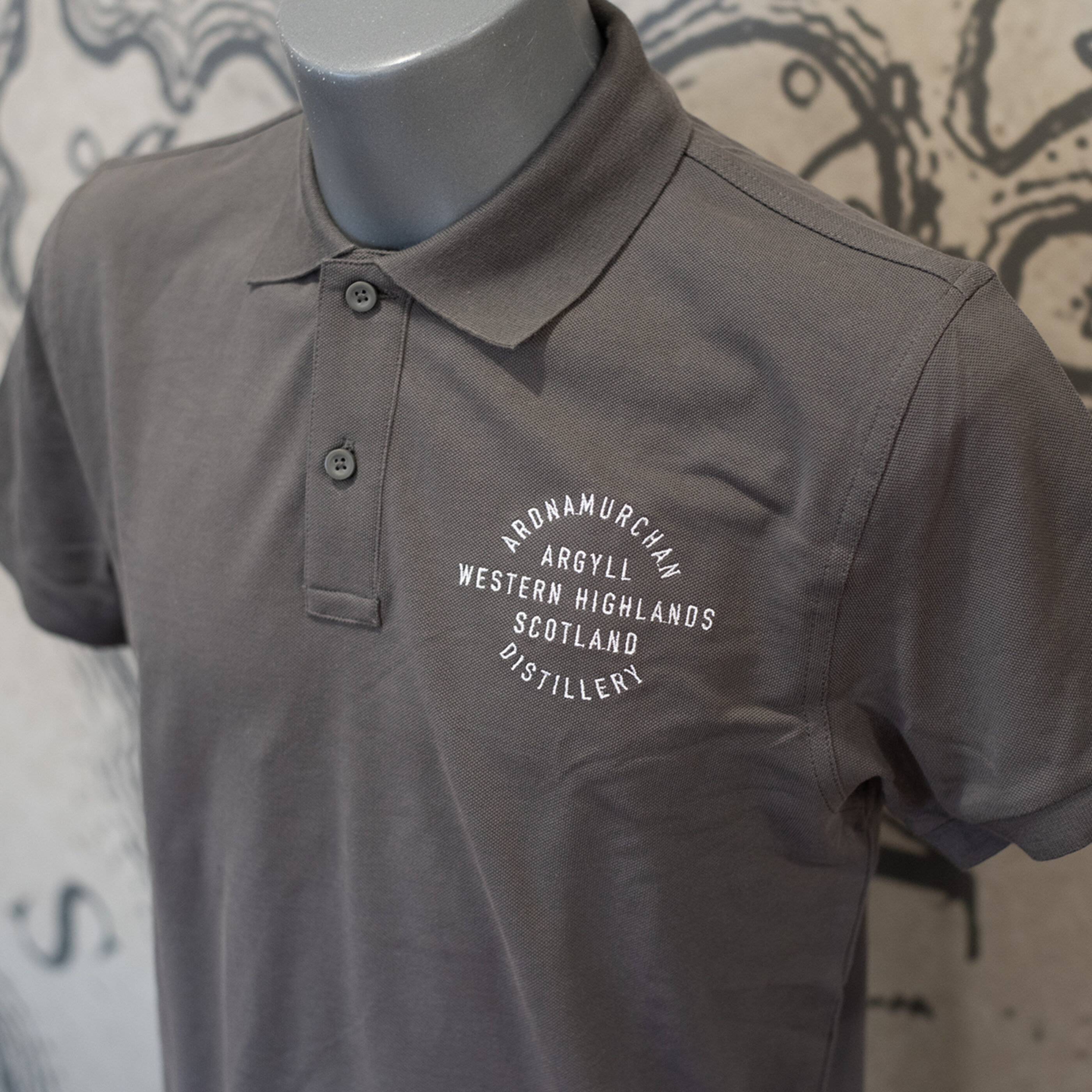 Ardnamurchan Distillery Polo shirt - blue s unsex