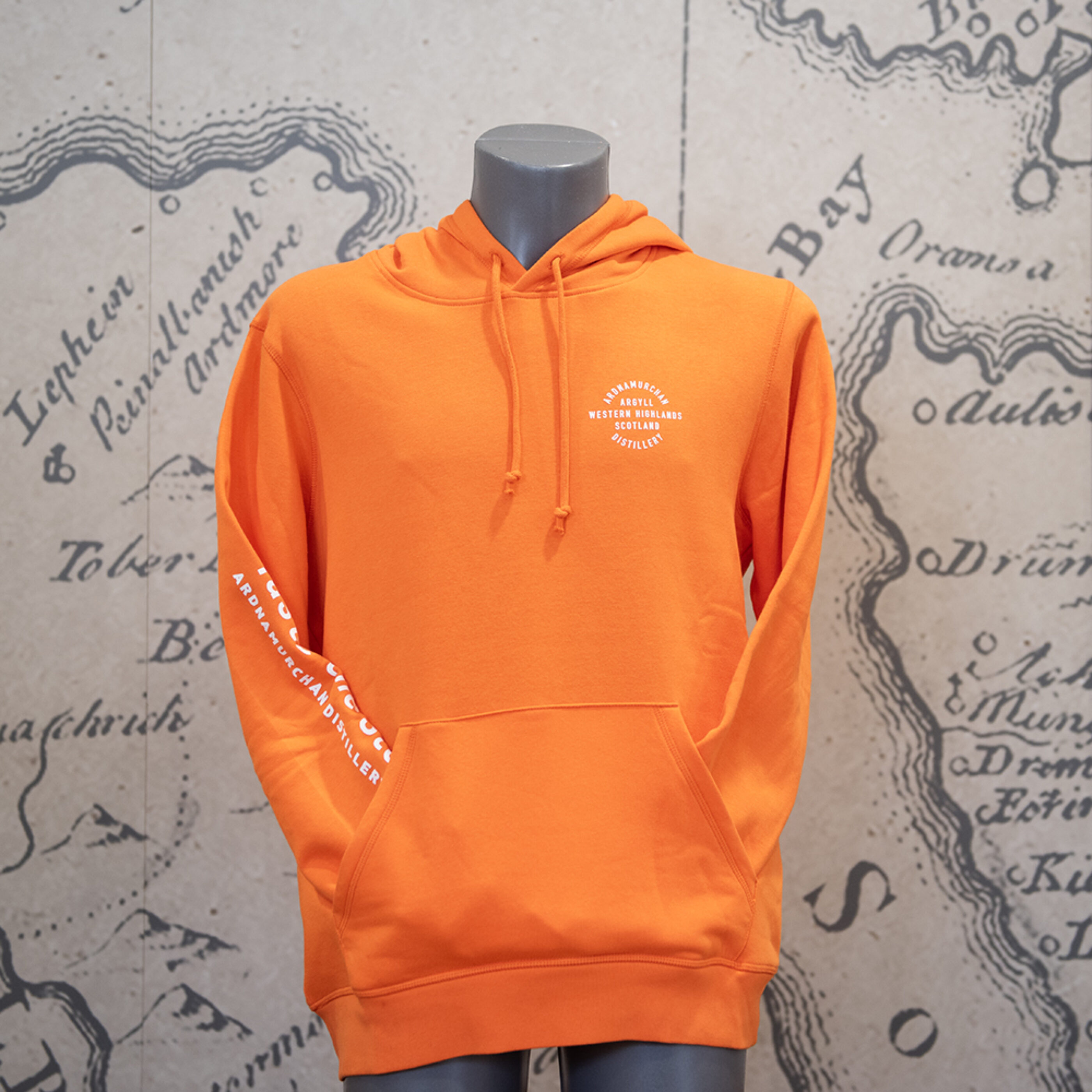 Ardnamurchan Distillery Hoodie - orange l unsex